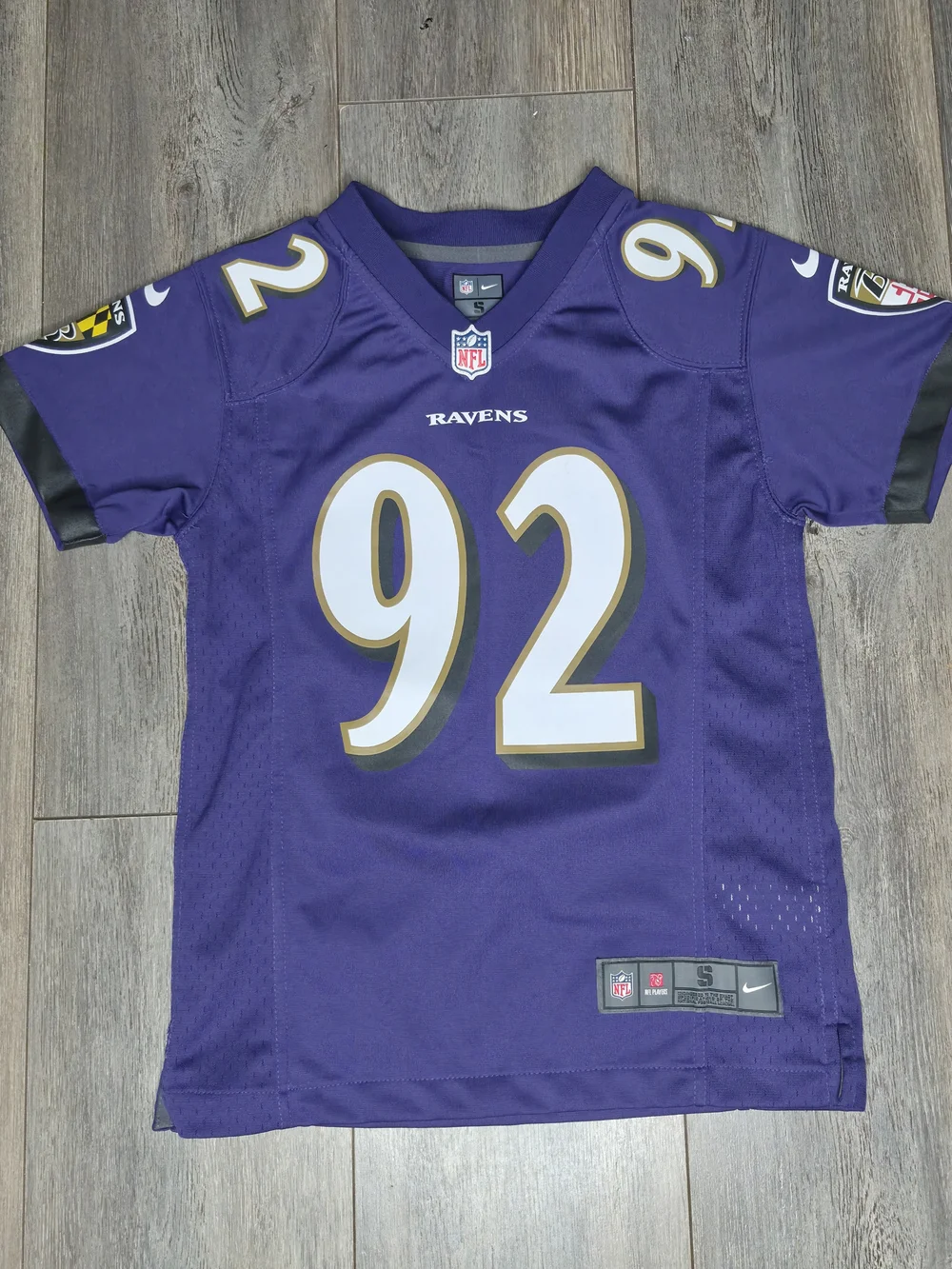 Nike Kids Baltimore Ravens Purple #92 Football Jersey